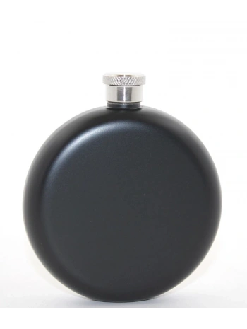 Paslanmaz Çelik Yuvarlak 5 Oz Tekli Matara Alk2678