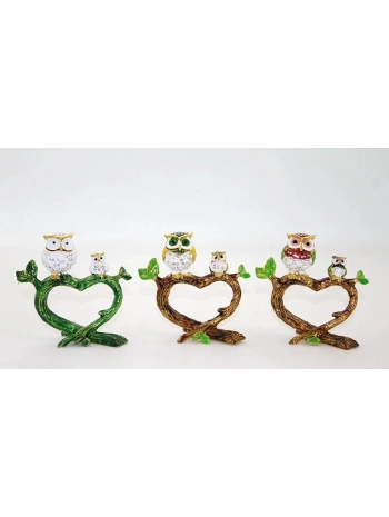 Swaroski 2li Baykuş Alk2037