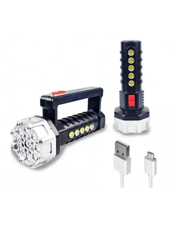 P-17 17+5 Cob Ledli Işıldak Fener