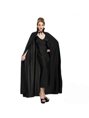 Siyah Yakalı Yetişkin Pelerin 120 Cm