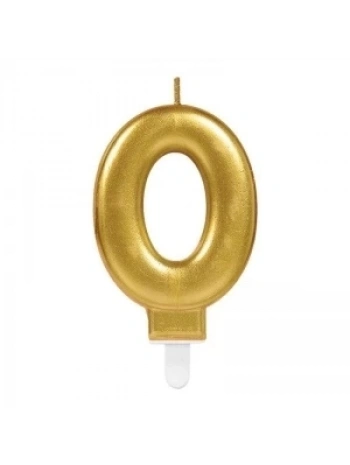 0 Rakam Mum Gold Renk