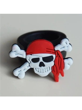 Kuru Kafa Şekilli Çocuk Uyumlu Plastik Korsan Yüzüğü