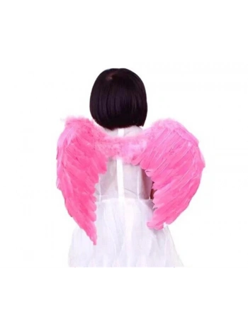 Pembe Renk Bebek Boy Küçük Melek Kanadı 40x55 Cm