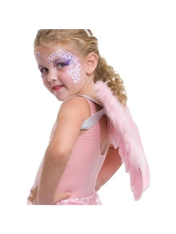 Pembe Renkli Orta Boy Çocuk Melek Kanadı 40x60 Cm