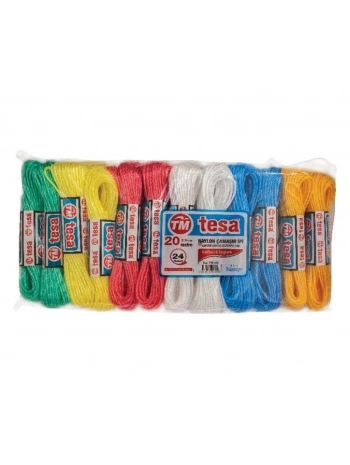Temsan 20 Metre Naylon Çamaşır İpi 24lü