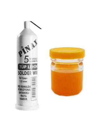 Pinax Tüp Lehim Teli 25 Gr 1.2mm + Lehim Pastası - 40gr