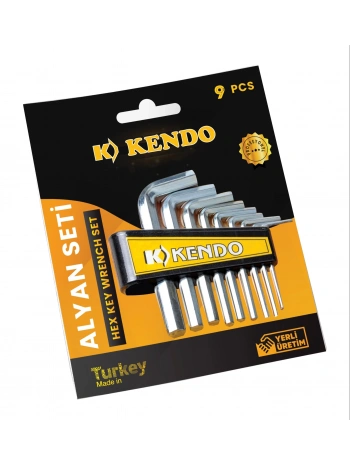 Eltos Kendo Allen Anahtar Seti Alyan Anahtar 9 Parça