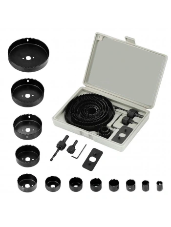 16 Parça Panç Seti Ağaç Kesme Testere Matkap Ucu Takımı Alçıpan Tavan Kesme