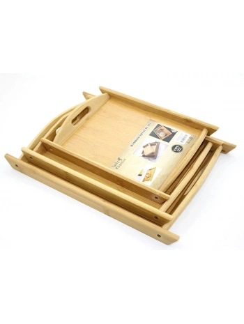 3lü Bambu Tepsi Alk2164