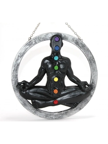 Polyester Duvara Asmalı 7 Chakra Pano Alk2347