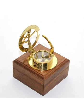 Ahşap Kutulu Pusula 2028/2.5