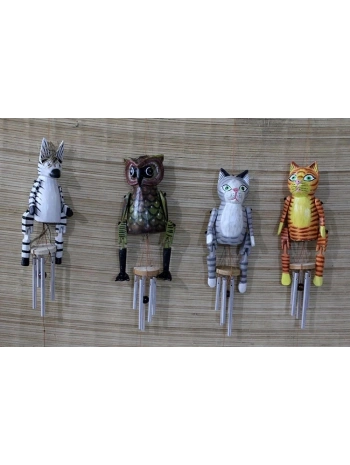 Ahşap Hayvan Figürlü Çan No:2