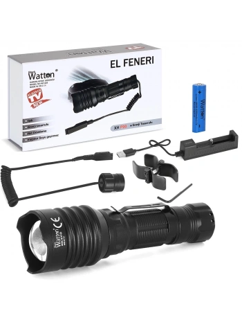 Tg-10 Şarjlı Profesyonel Av Feneri  Wt-620