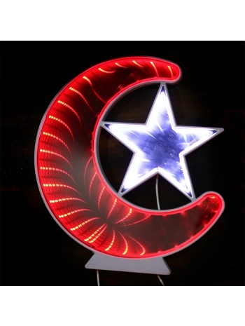 Ay Yıldız Işık Pano Türk Bayrağı Bigem Bm-079