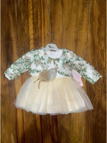 9-18 aylık prenses elbise sarı