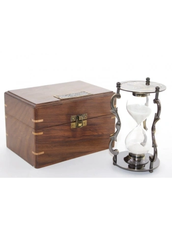 Ahşap Kutulu Pirinç Kumsaati Ksk2060