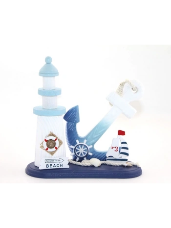 Ahşap Marin Çapalı Deniz Feneri Alk2451