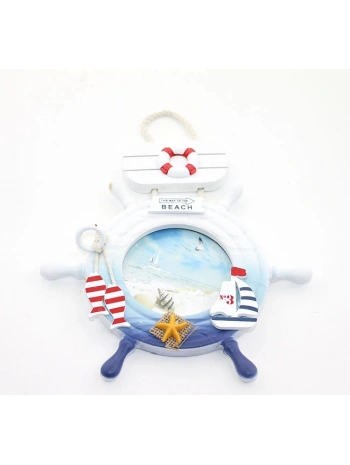 Ahşap Marin Dümenli Çerceve Alk2475