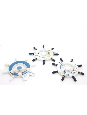 Ahşap Marin Duvara Asmalı Dümen Alk2464