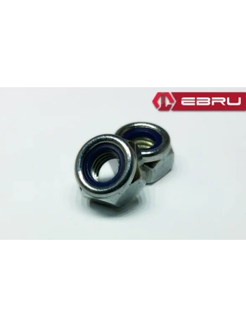 Altıköşe Fiberli Somun M8 - 100 Adet