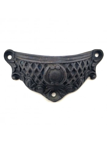 Antika Tarz Dekoratif Pirinç Anıt Tas Mobilya, Çekmece Kulbu - 48x90 Mm, Oksit