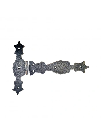 Antika Tarz Dekoratif Pirinç Kuyruklu Zambak Menteşe - 175x248 Mm, Oksit