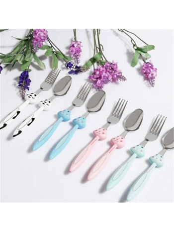 Bebek Çatal Kaşık Seti - 18 Cm