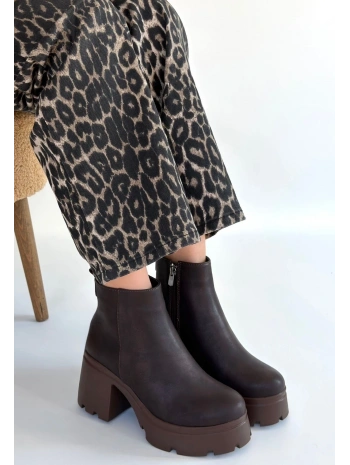 Belay Acı Kahve Nubuk Topuklu Bot