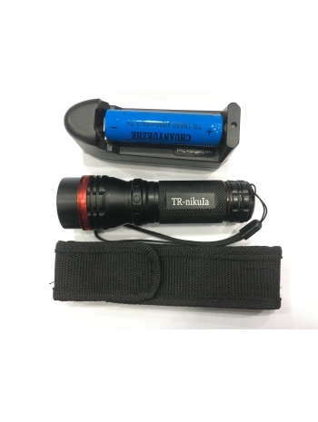 Beyaz Led Işıklı ,şarjlı Pil,şarj Cıhazlı El Fener 620