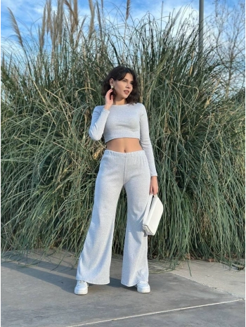 Bol paça altüst takım gri w1197