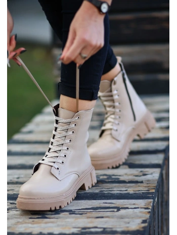 Bria  Nude Cilt Bağcıklı Bot