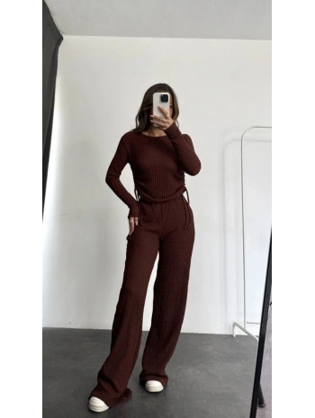 Bubble alt üst takım kahve pt510446