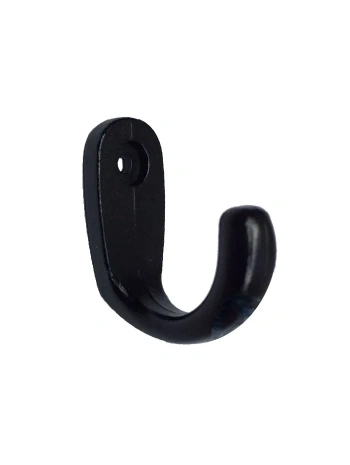 Büyük Tekli Fincan Askı, Dekor Askısı - Siyah, 100 Adet, 12x23x30 Mm