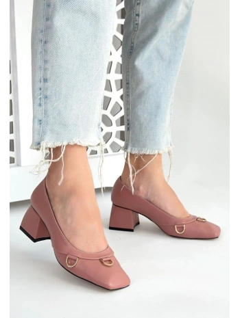 Cande Pudra Cilt Topuklu Ayakkabı