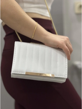 Cessi beyaz cilt çanta