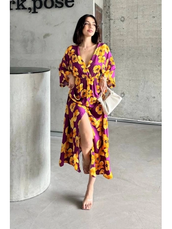 Çiçek baskılı elbise