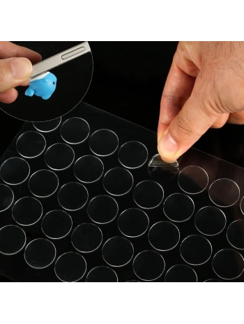 Çift Taraflı Yuvarlak Montaj Macunu 42li