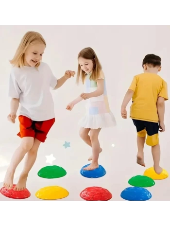 Çocuk Yarım Küre denge Ve Koordinasyon Adası 6 Lı Set