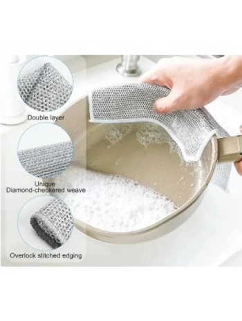 Çok Amaçlı Sihirli Tel Temizlik Bezi