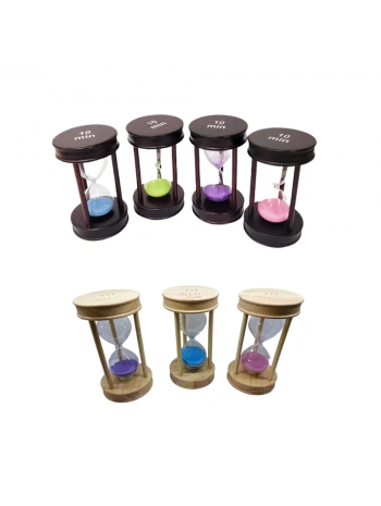Dekoratif Ahşap 10 Dakika Kum Saati
