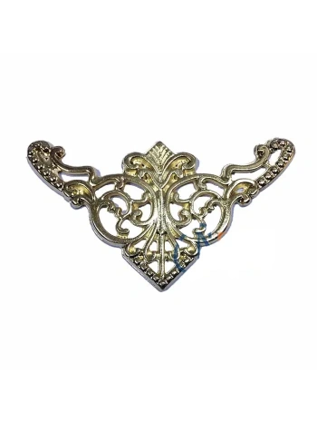 Dekoratif Köşe Süsü, Köşelik - Büyük, 31x55mm, Sarı, 100 Adet