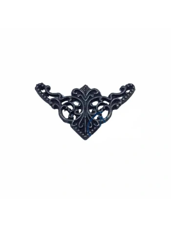 Dekoratif Köşe Süsü, Köşelik - Küçük, 19x34mm, Eskitme, 100 Adet