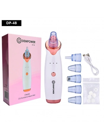 Dempower 5 Başlıklı Cilt Temizleme Vakum Aleti