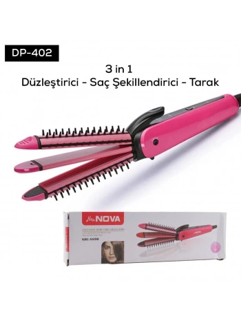 Dempower Kalın Başlıklı Rulo Taraklı Maşa