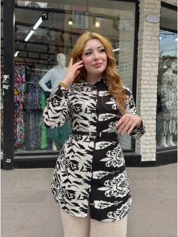 Desenli tunik gömlek