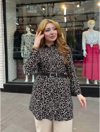 Desenli tunik gömlek