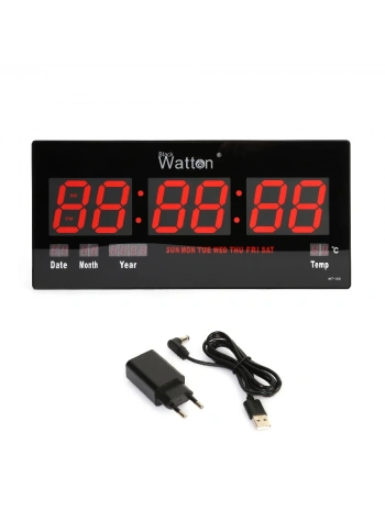 Dijital Duvar Ve Masa Saati Wt-109