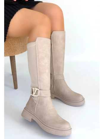 Diona Bej Nubuk Çizme