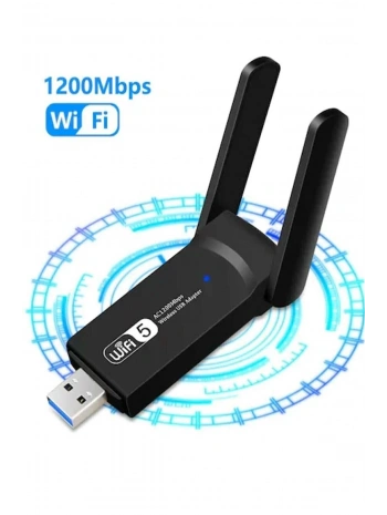 Dual Band Ac1200 Usb 3.0 Adaptör Kablosuz Wifi Yükseltici