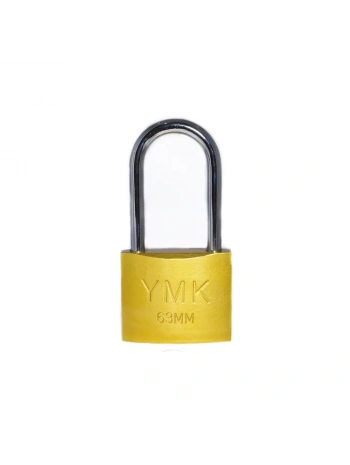 Eko Sarı Boyalı Uzun Kancalı Asma Kilit 50mm